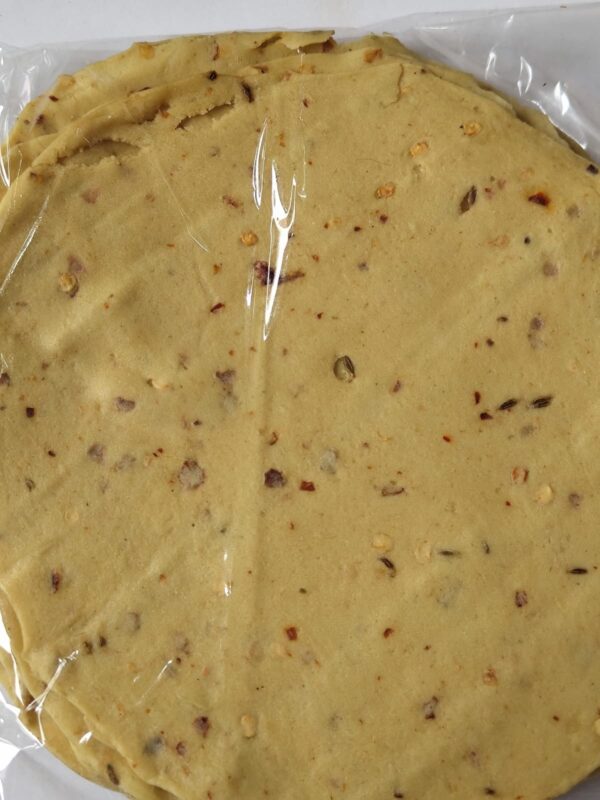 Urad red chilly papad